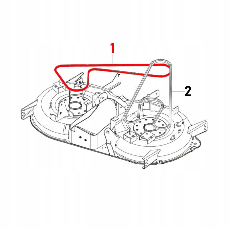 Pásek 547403187 pro pohon nožů Husqvarna Tc 220T