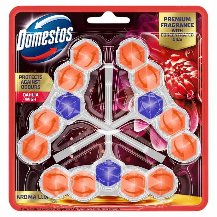 Levně Domestos Zawieszka do Wc Aroma Lux MIX 9x55g