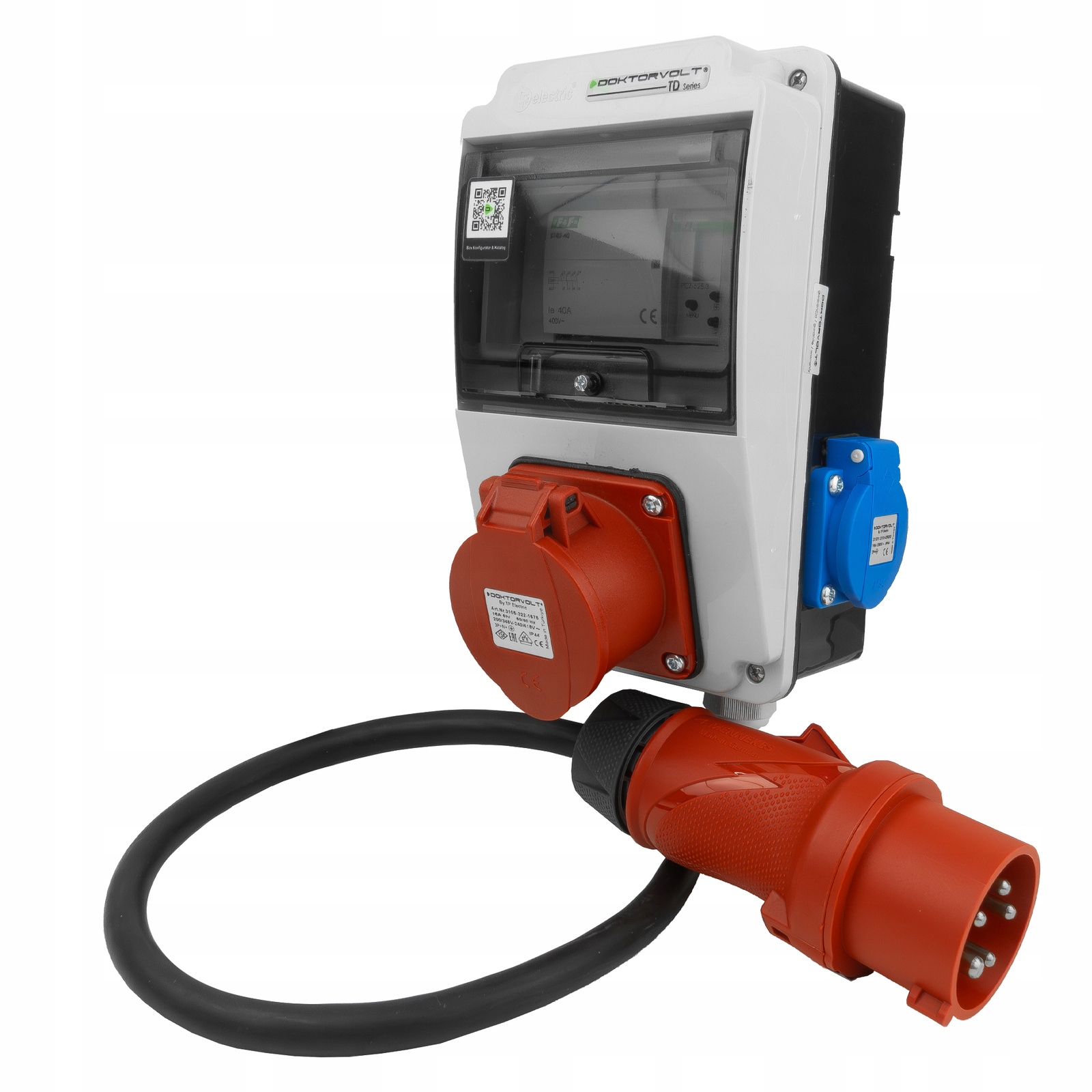 Stavebný rozvádzač 16A 2x230V elektrická skrinka s astronomickým časovačom