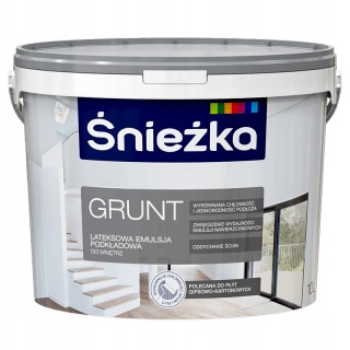 ŚNIEŻKA GRUNT FARBA GRUNTUJĄCA 3 L
