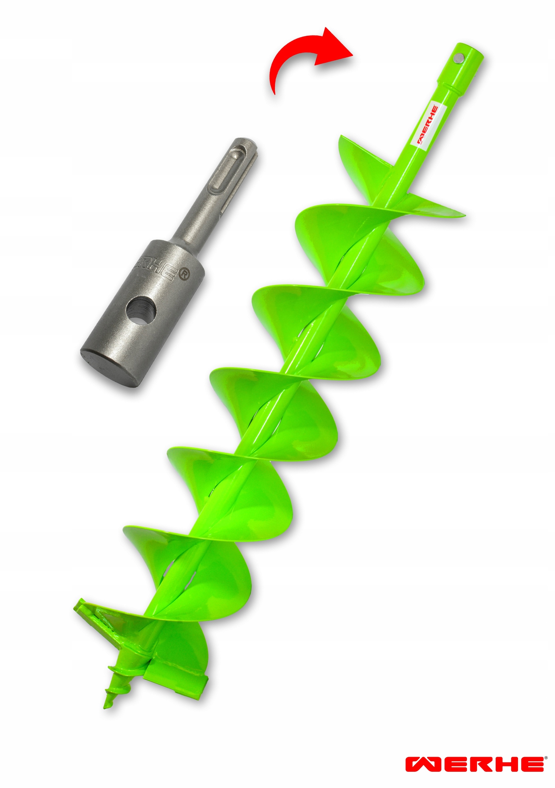 Świder Wiertło do Gleby 150H mm Adapter SDS Plus