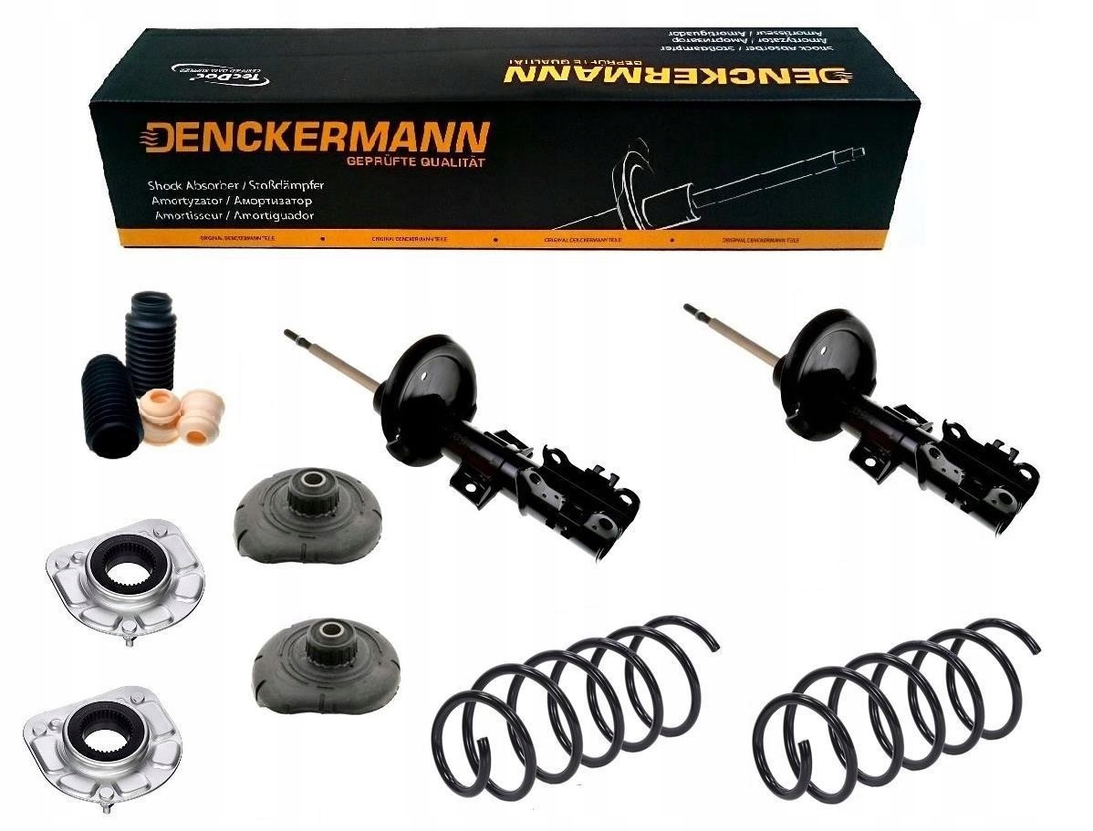 Tlumiče Upevňovací Pružiny Volvo S60 I 2000-2010 2.4D D5 Přední Sada.