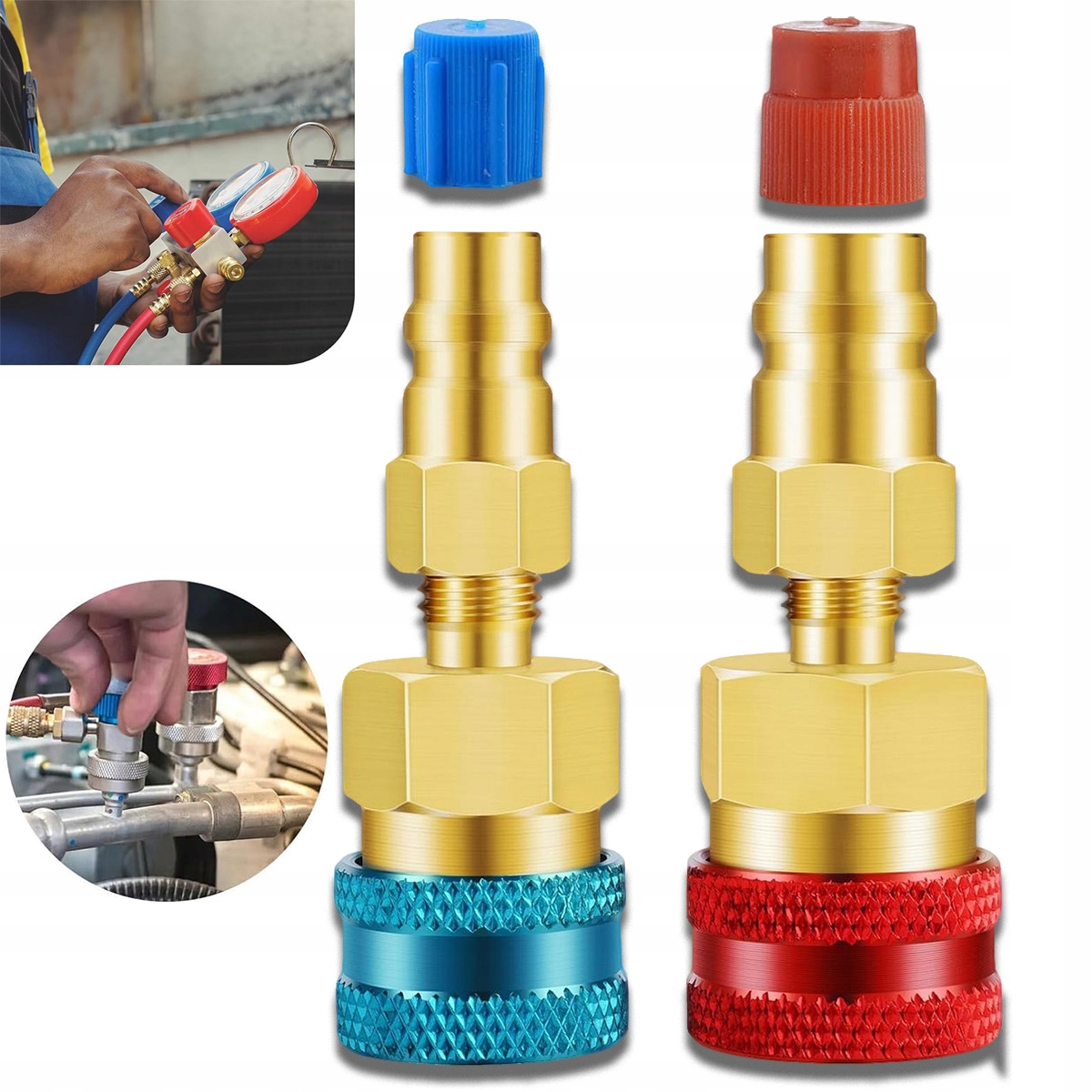 ADAPTER KLIMATYZACJI SAMOCHODOWEJ CZYNNIK CHŁODNICZY R1234YF DO R134A