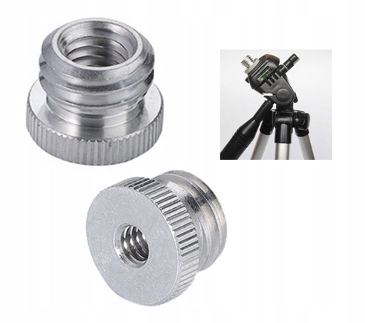 

Solidny wytrzymały adapter gwint 1/4" na 5/8