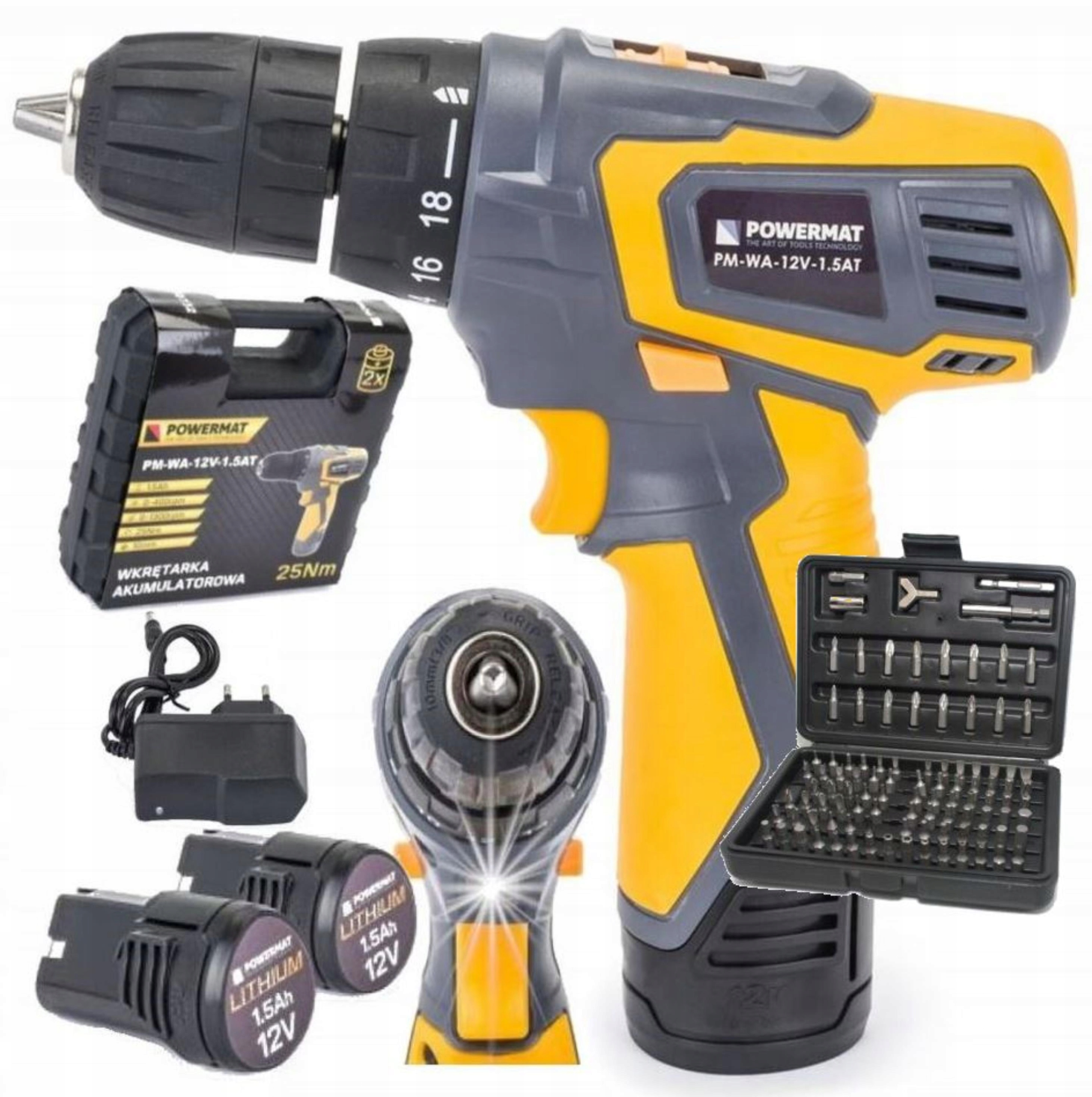 

Akumulatorowa Wiertarko Wkrętarka AKUmulator Liion