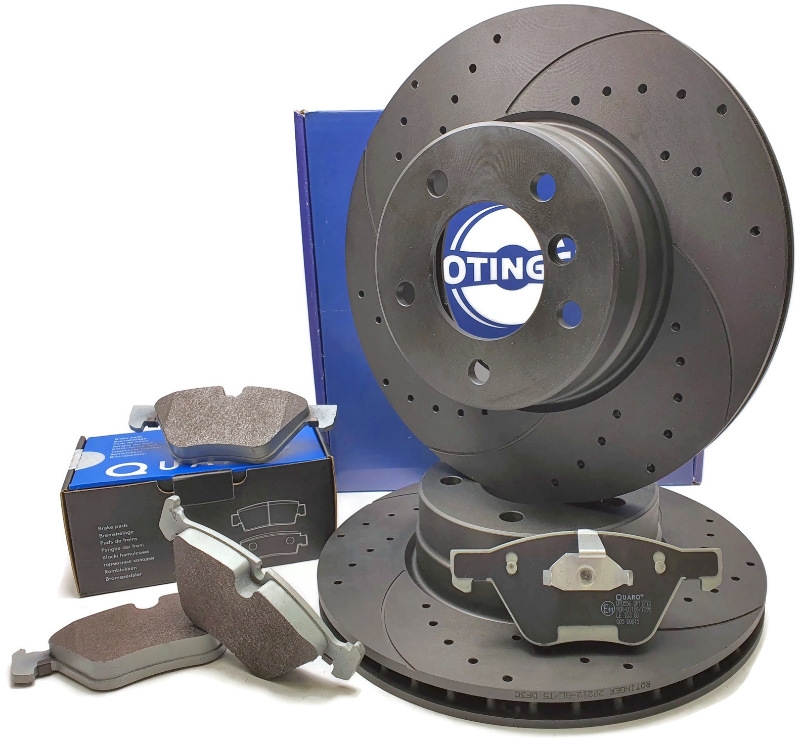 

Tarcze Klocki Przód Bmw 5 E60 E61 Nawiercane 324mm