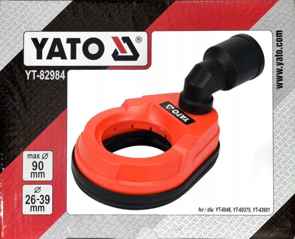 YATO ODSYSACZ ODCIĄG PYŁU DO WIERTEŁ KORONOWYCH max. 90mm Marka Yato