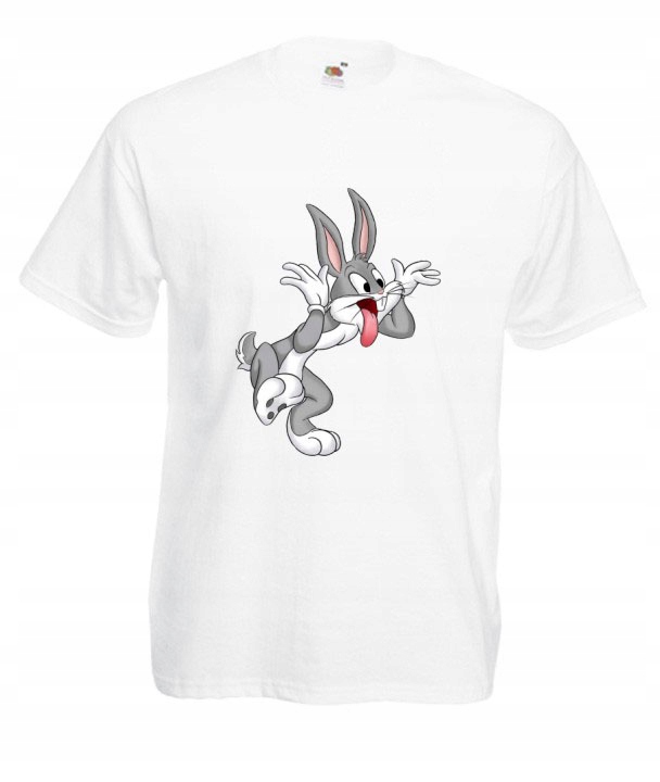 MĘSKA KOSZULKA KRÓLIK BUGS DAFFY KACZOR WZORY Rozmiar 3XL