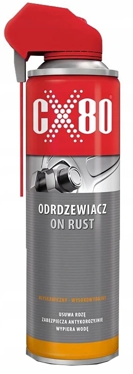 

Odrdzewiacz CX80 On Rust 500ml Usuwa Rdzę