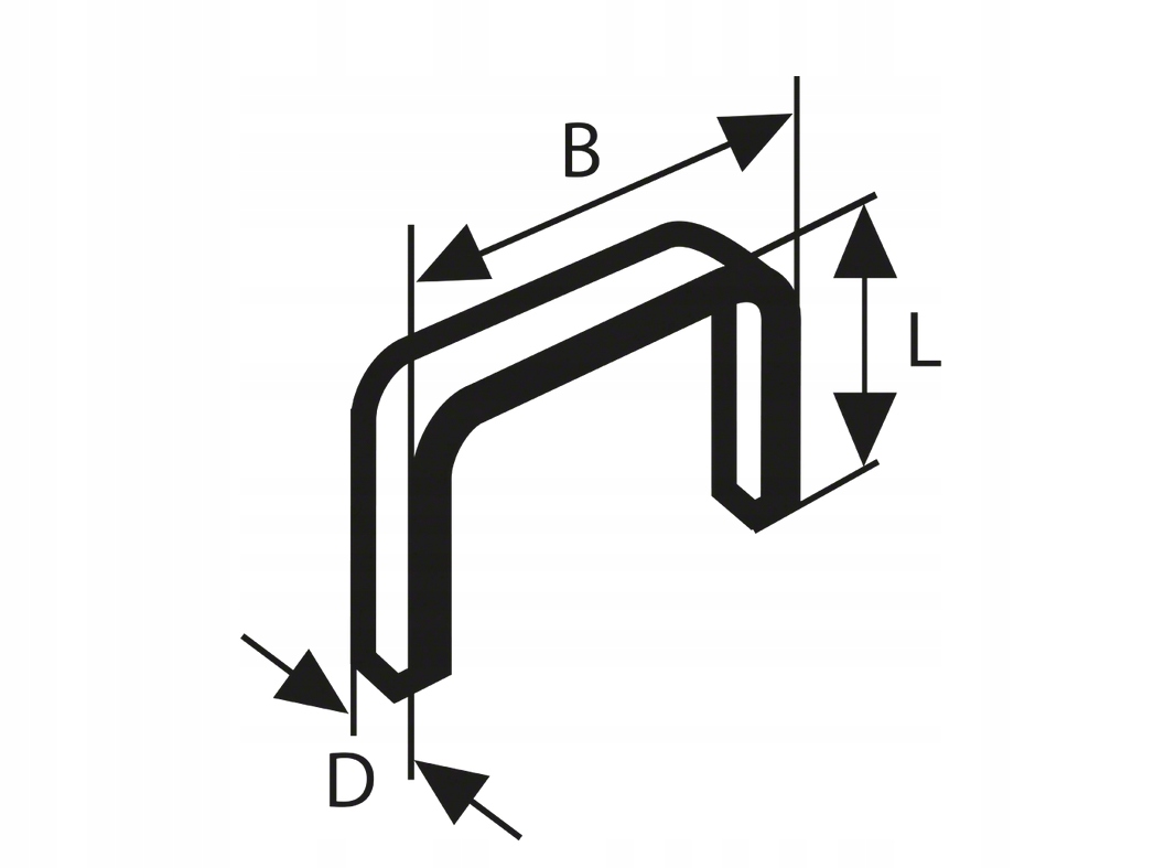 Zszywki typ53,8/11 1000 BOSCH Stan opakowania oryginalne