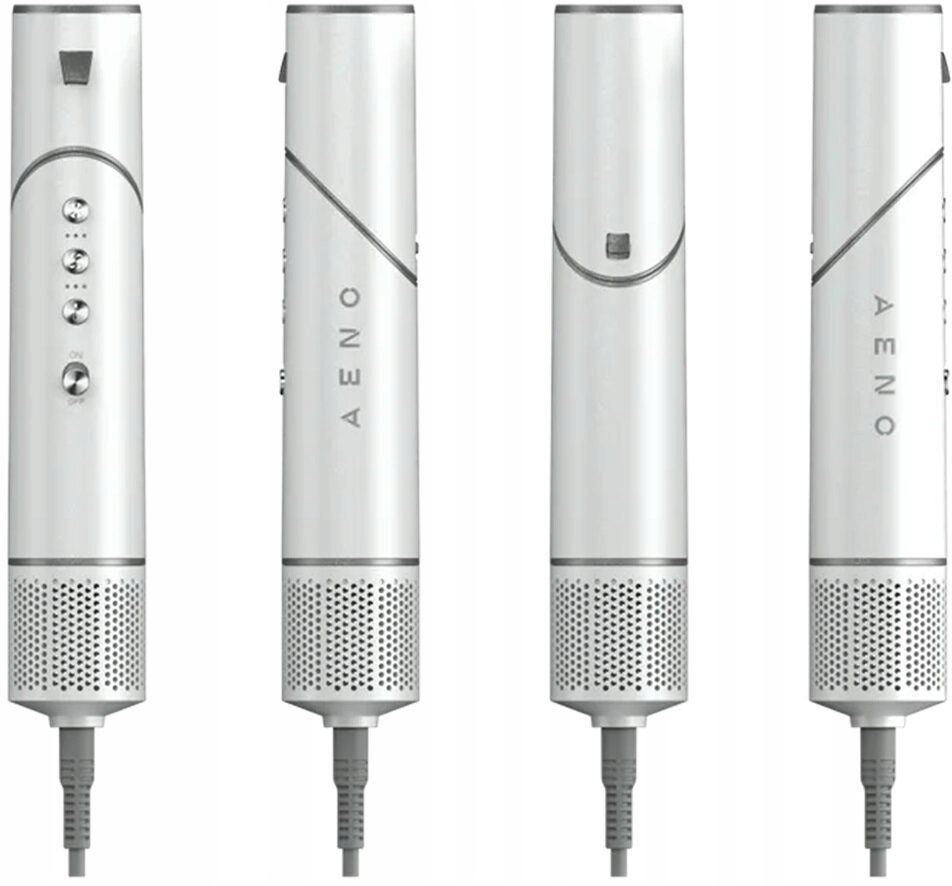AENO HS1 Suszarka-stylizator do włosów 13 funkcji 7 nasadek 1200W biała — 11
