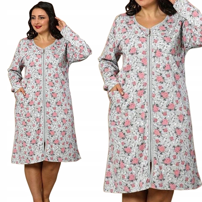 

Szlafrok Cienki bawełniany Podomka Plus Size