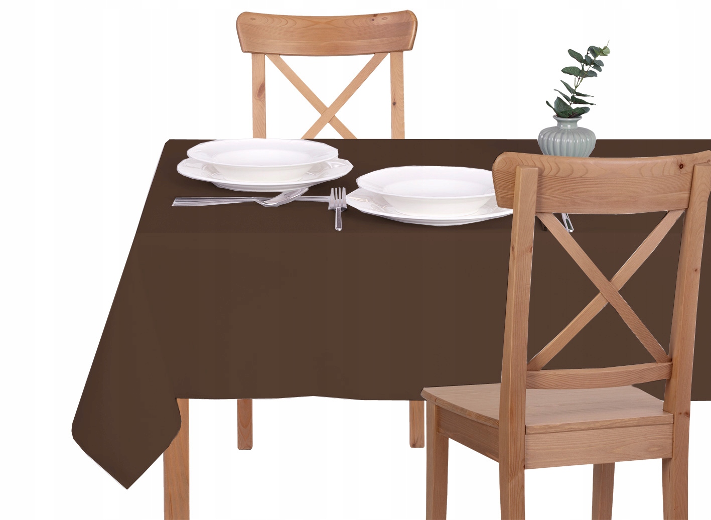 

Obrus Plamoodporny - 140X310 - Solid Czekolada