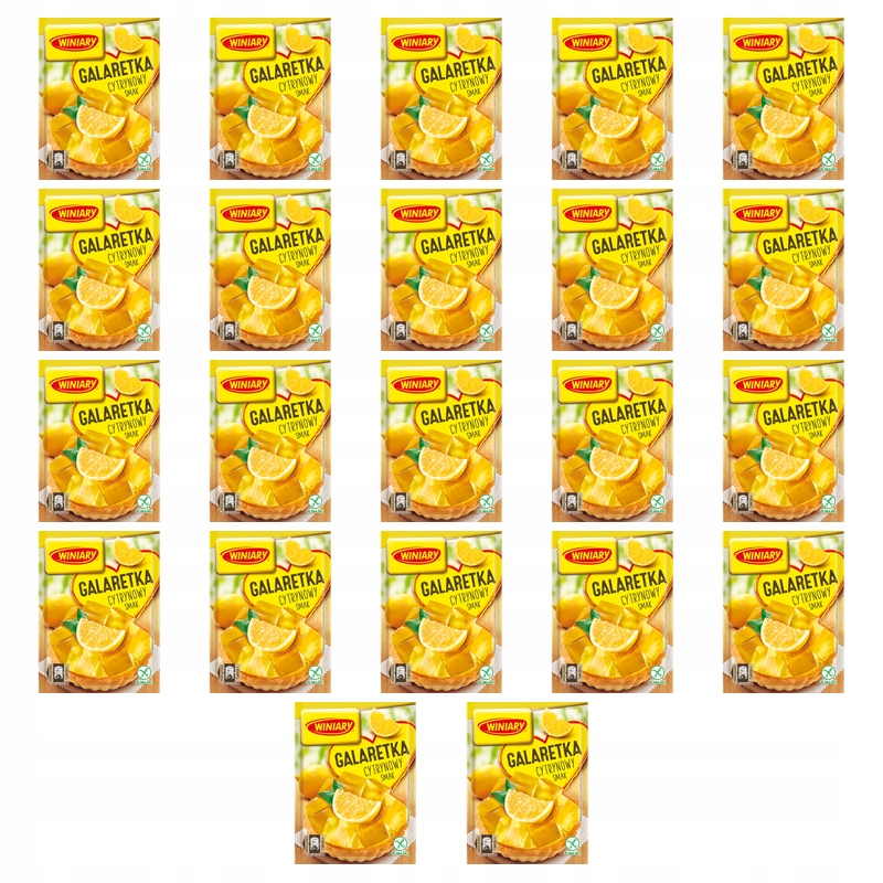 Winiary Želé citronová v prášku 71 g X22