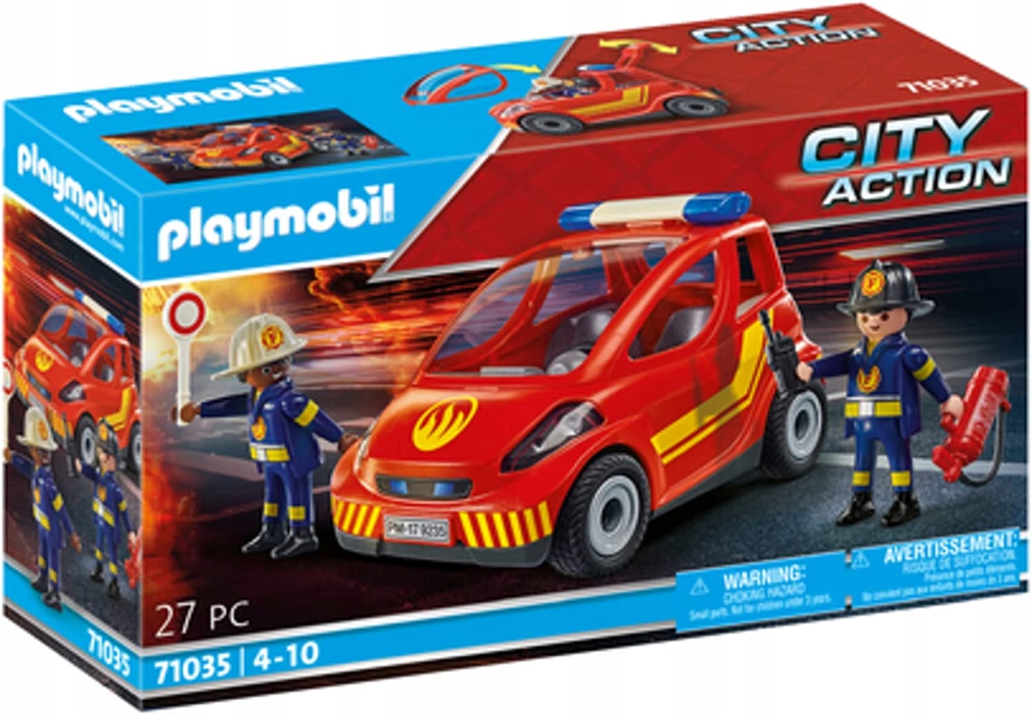 

Playmobil 71035 Mały Samochód Strażacki