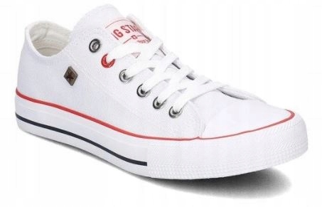 

Big Star Damskie Tenisówki Trampki Białe T274022