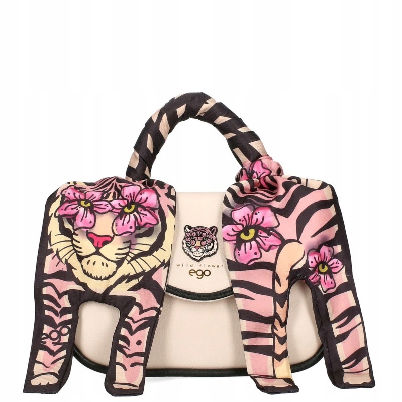 Ego Fiori dámská malá kožená kabelka crossbody kabelka přes rameno premium módní