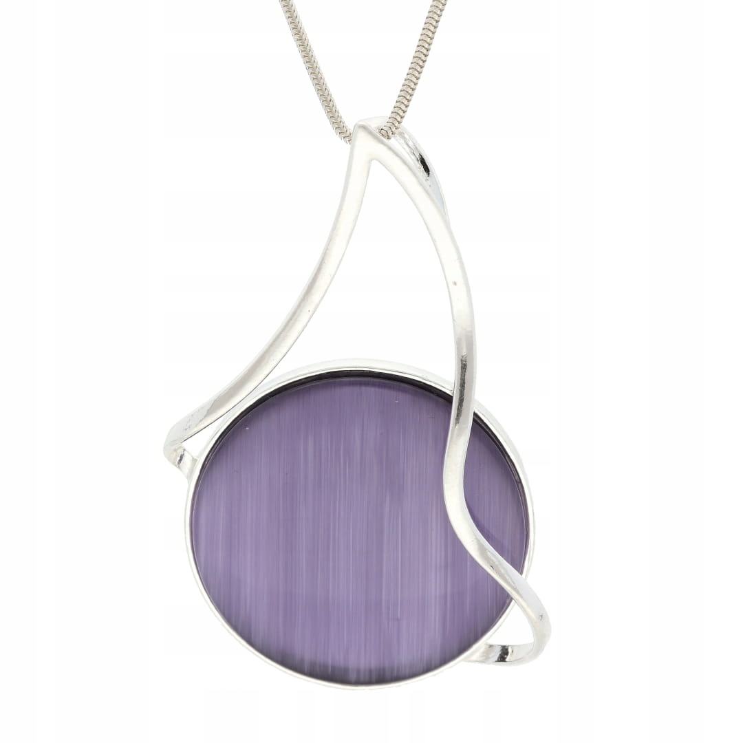 Přívěsek s fialovým reliéfem stříbro