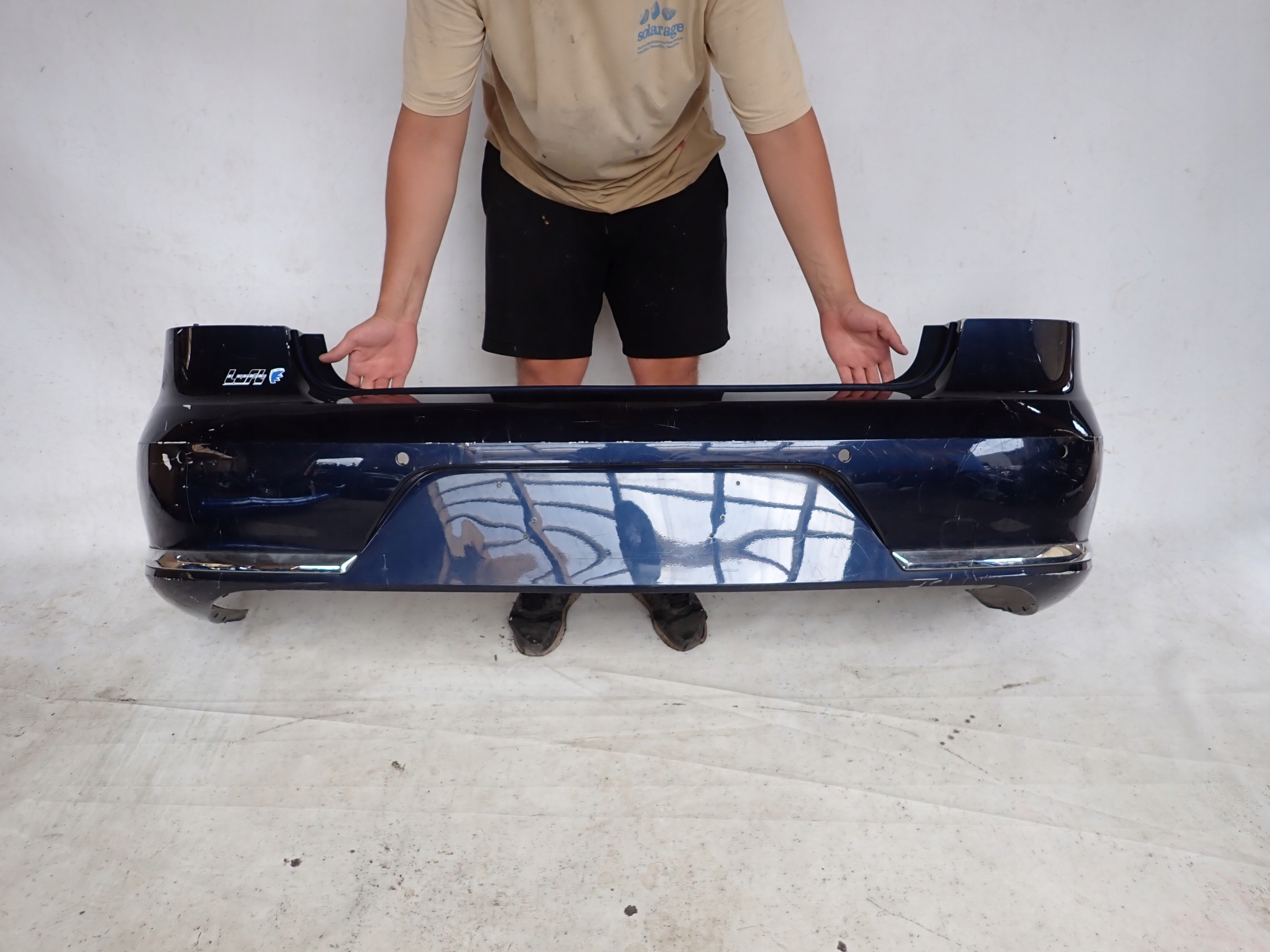 VW PASSAT B7 sedan 10- bumper rear part rear PDC
