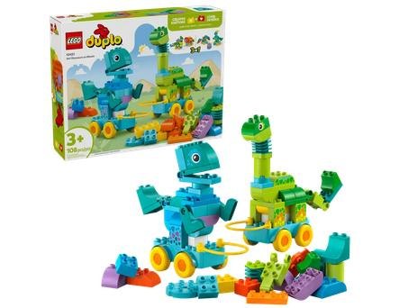 Lego(r) Duplo 10451 3v1 dinosauři na kolečkách