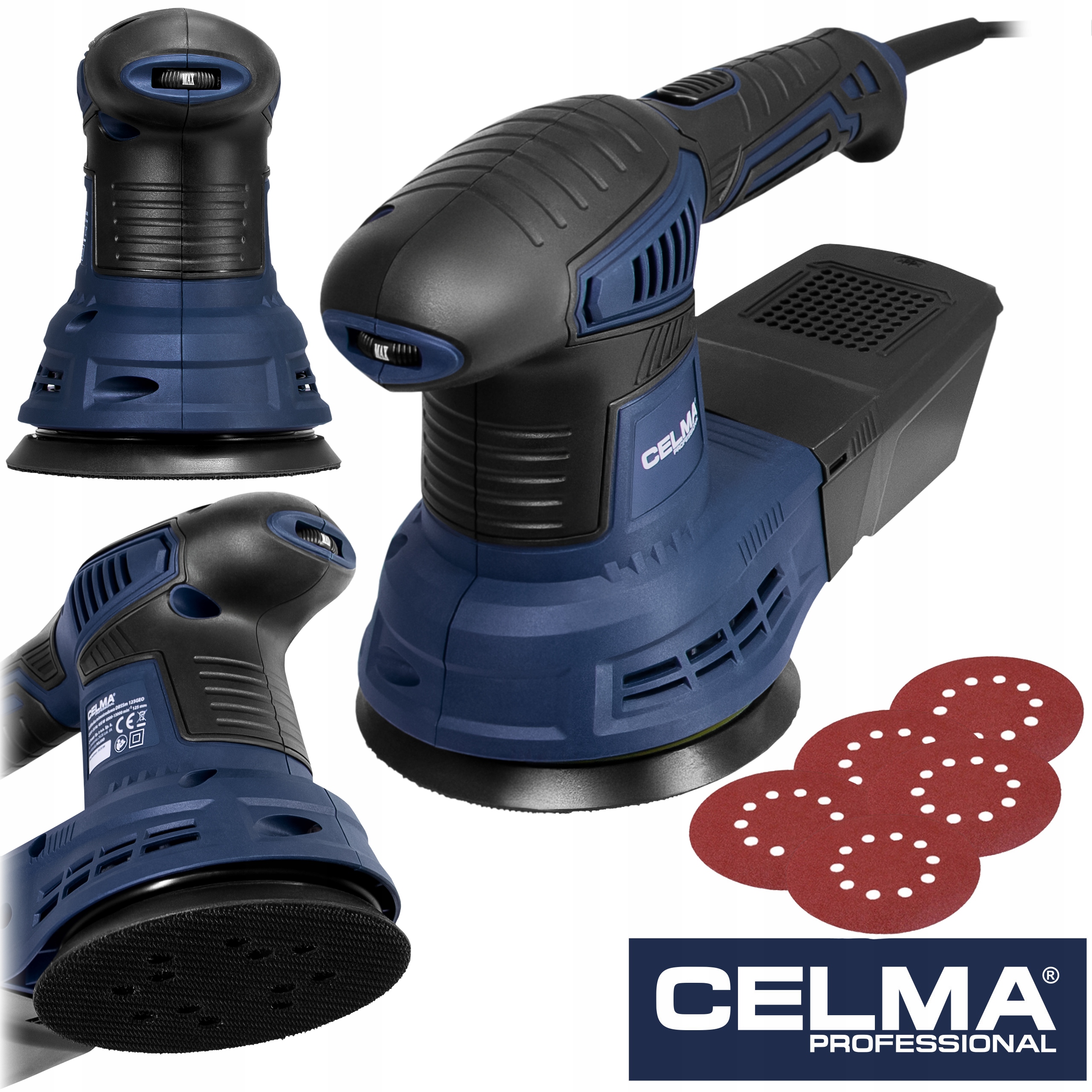 Szlifierka mimośrodowa Celma Pro DBSSm 125GEO 450W 3LAT Gw!