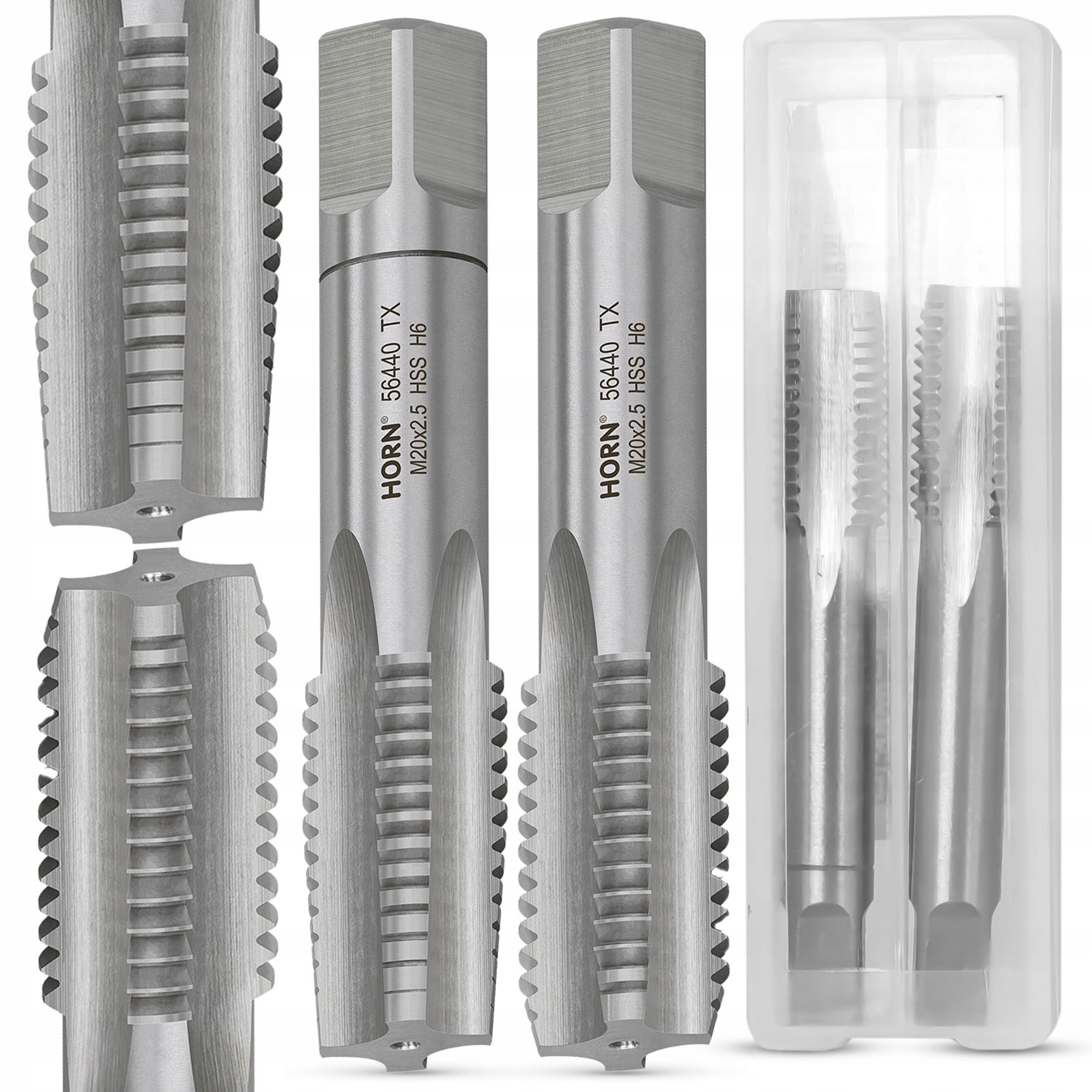 

Gwintownik M20 Ręczny M20x2.5mm 2 szt DIN-352/2P