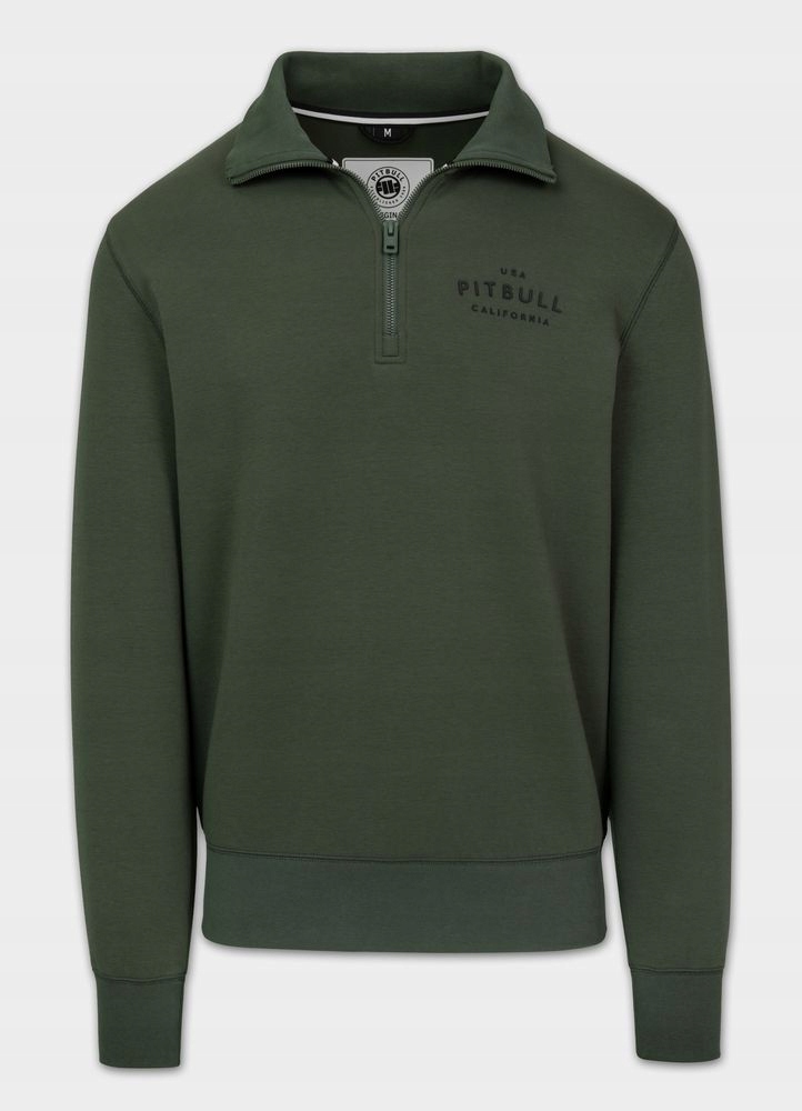 Pánská Mikina s zipem Pitbull Sampson Half Zip je pohodlná a lehce elastická