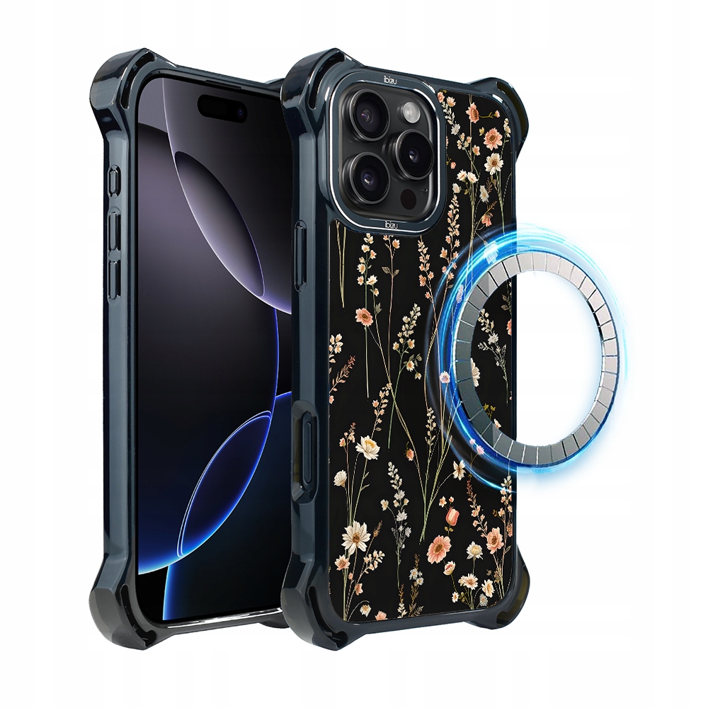 Pouzdro pro iPhone 16 Pro Max Ibizu DropGuard Ultra s MagSafe, severní zahrada