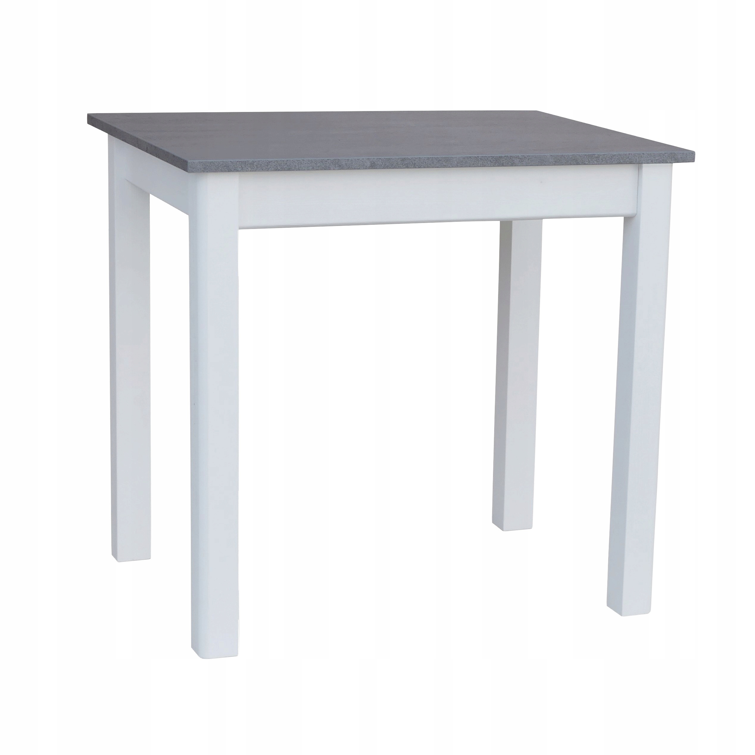 

Stół Kuchenny Stolik 80x60 Biały Beton Dwa