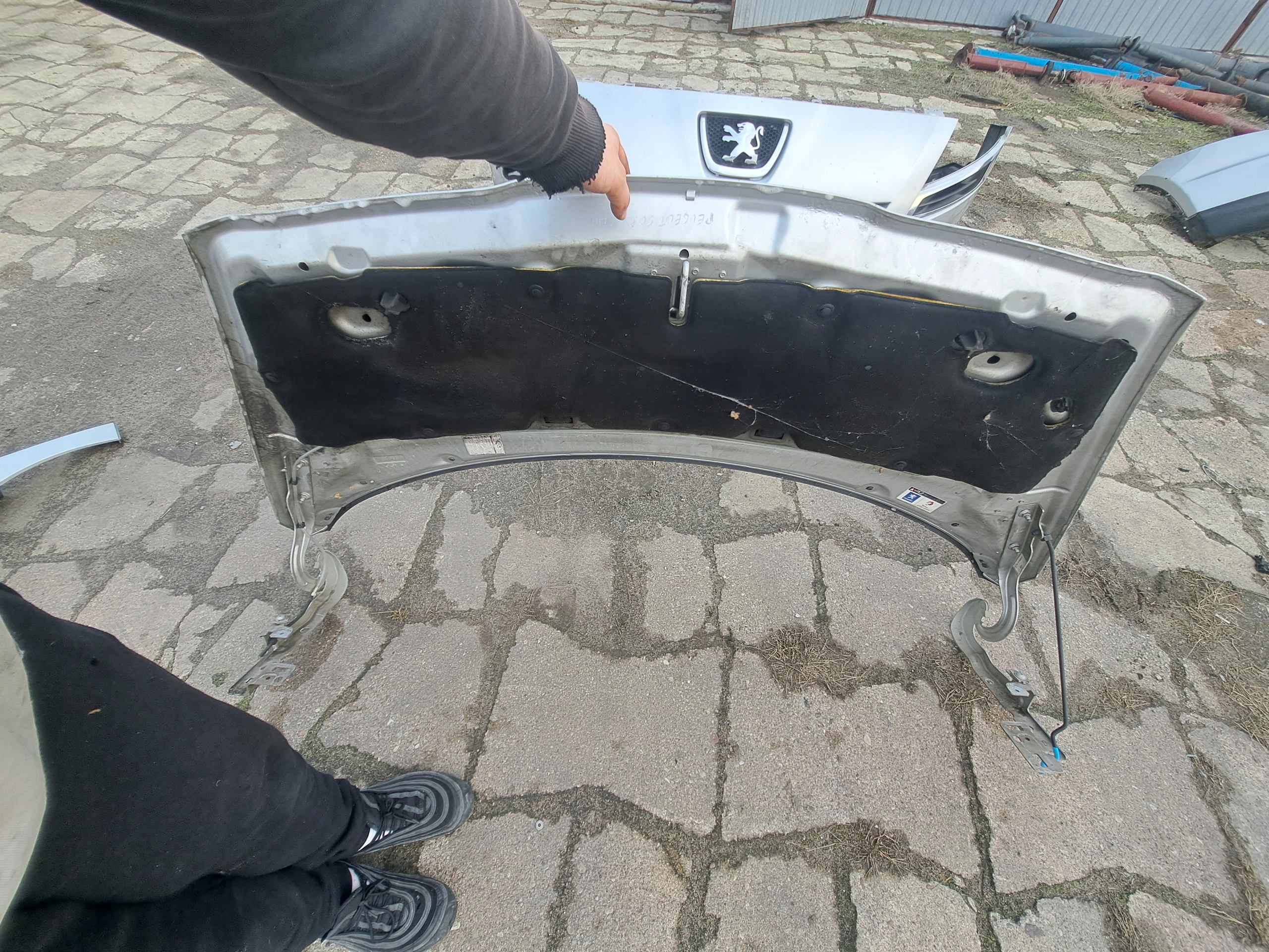 bonnet hinge bonnets KOMPLET PEUGEOT 5008 EZRC