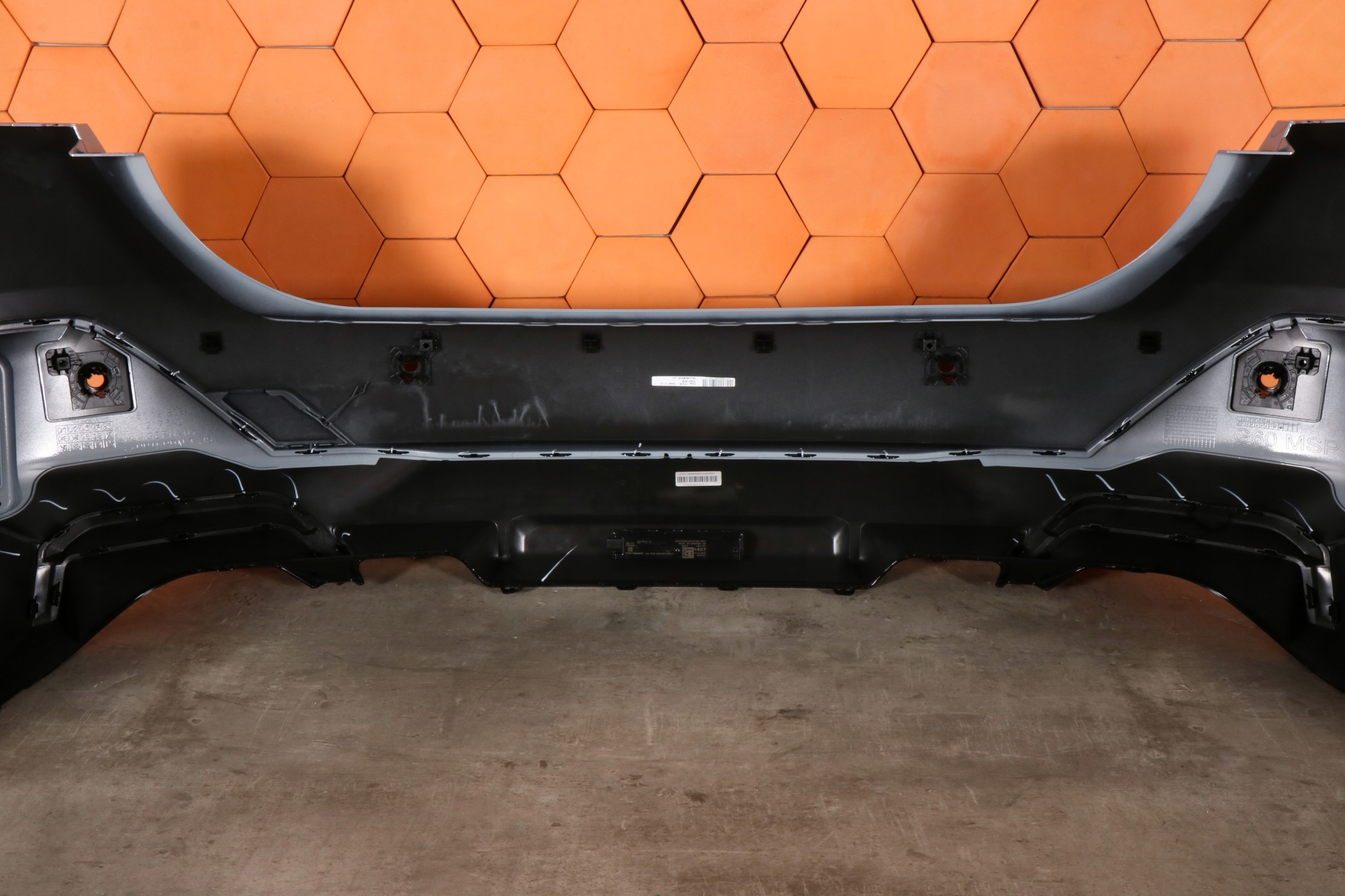 BMW 5 G60 m-packet bumper rear part rear colour C4P BROOKLYN GRAU