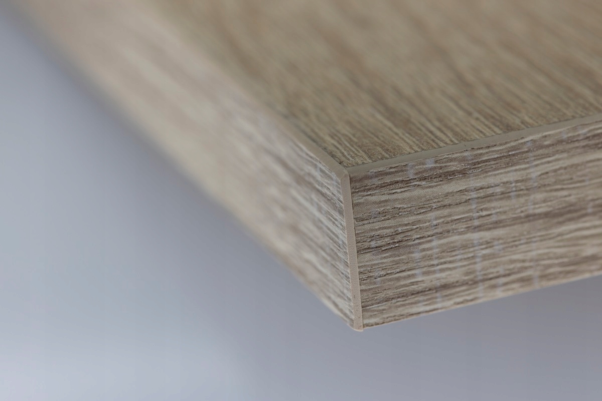 PÓŁKA ŚCIENNA WISZĄCA DĄB SONOMA 90CM REGAŁ MONTAŻ Grubość półki 18 mm