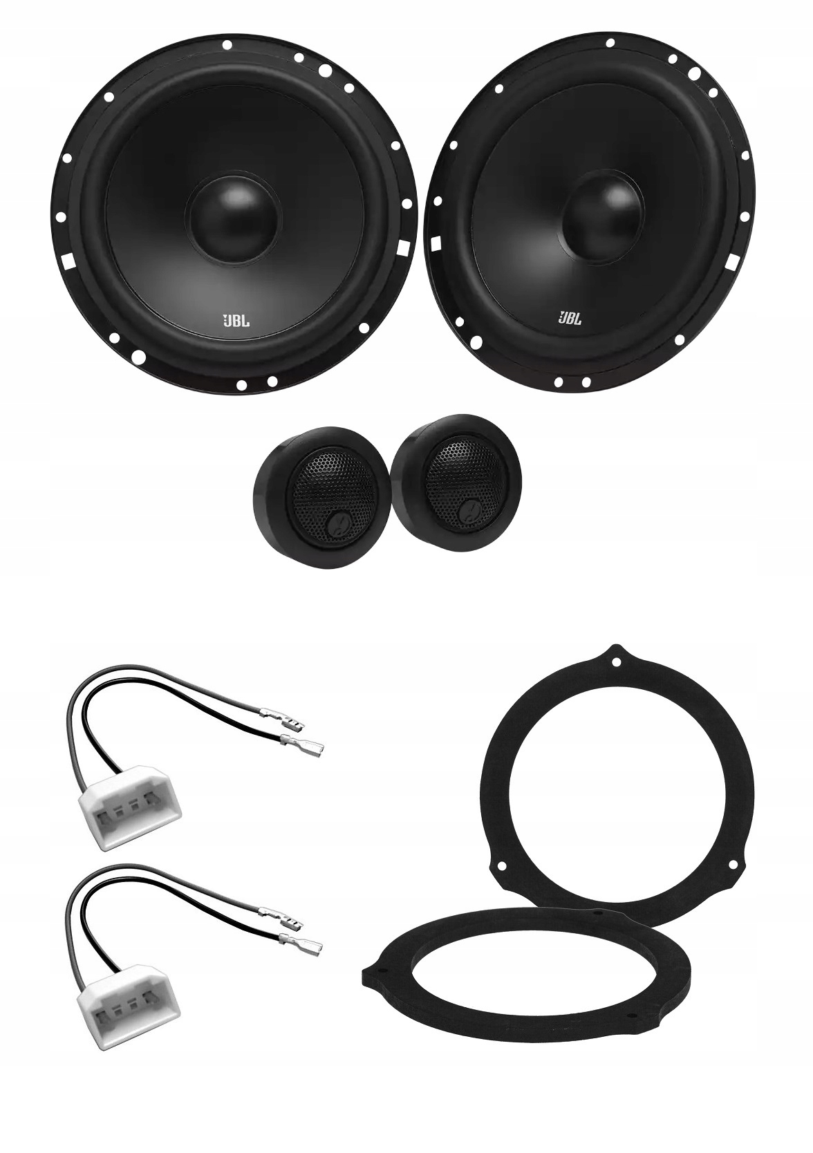 Jbl Stage1 601C Automobilové reproduktory 165 mm Ford Focus MK2 C-max 1 Kuga Zadná Časť