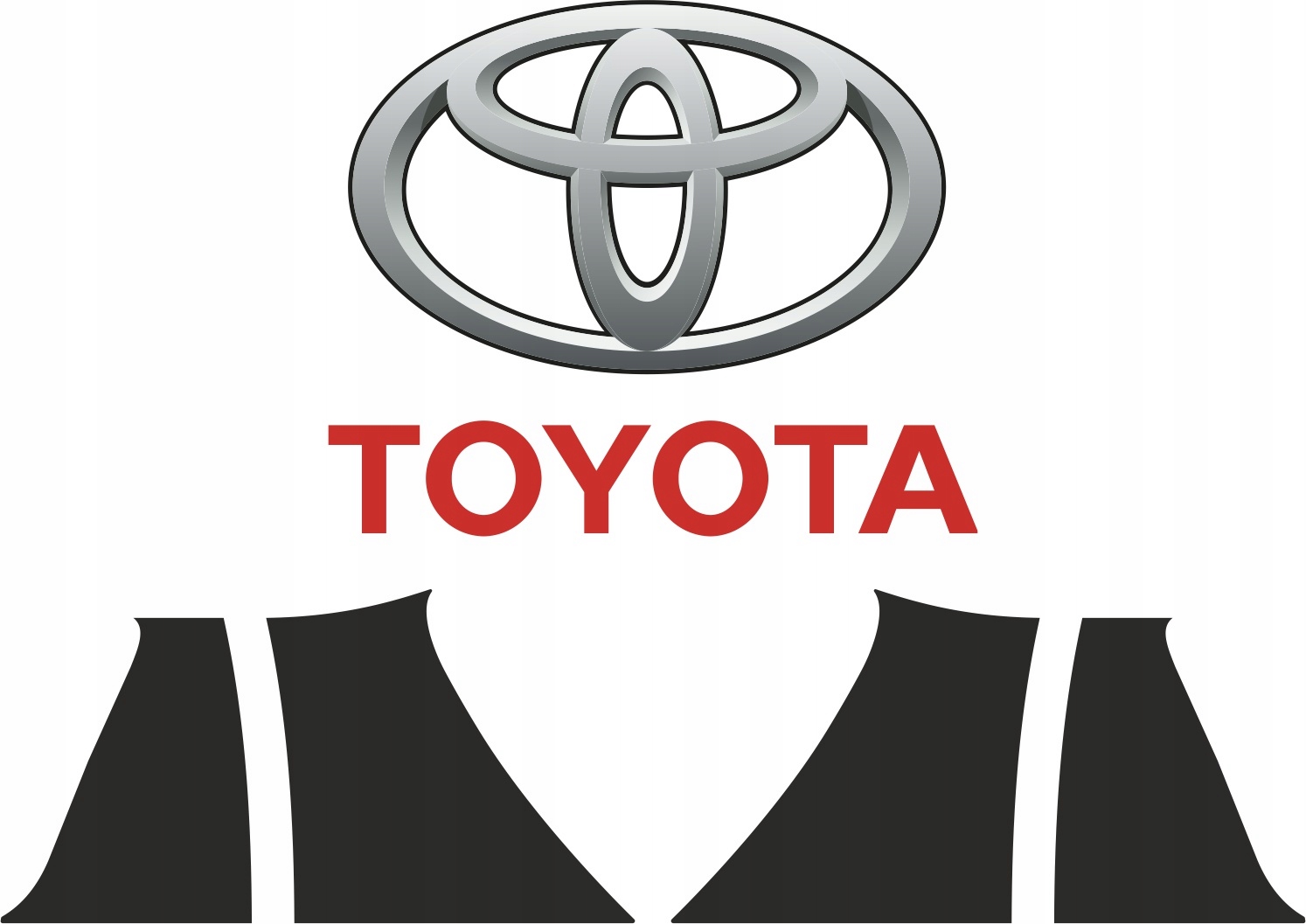 

NaklejkI Słupki Toyota Yaris 3