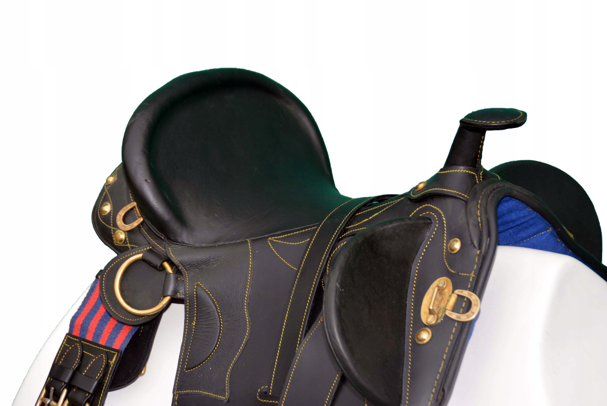 Siodło Australijskie Skórzane 17,5Cala