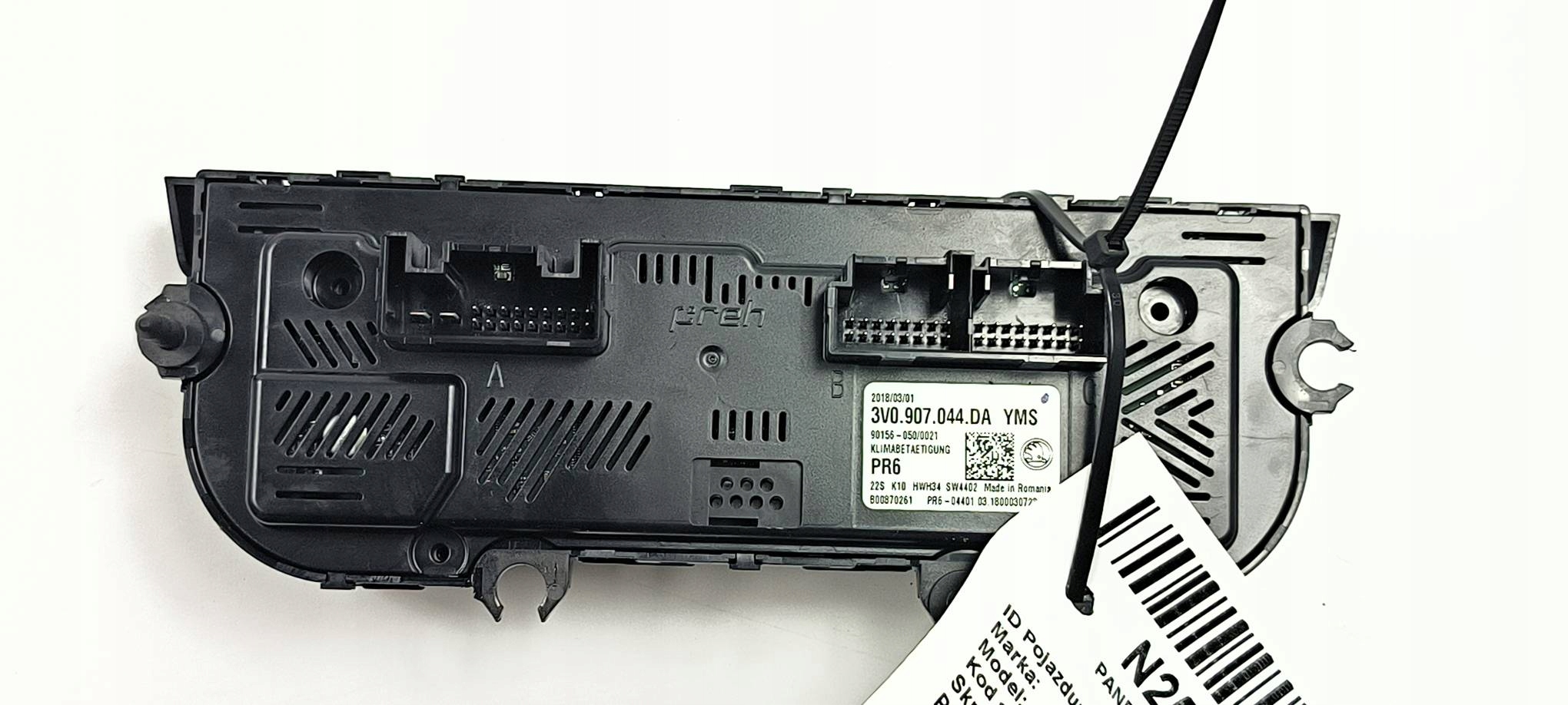 Unite commande clima 3V0907044DA SKODA SUPERB III