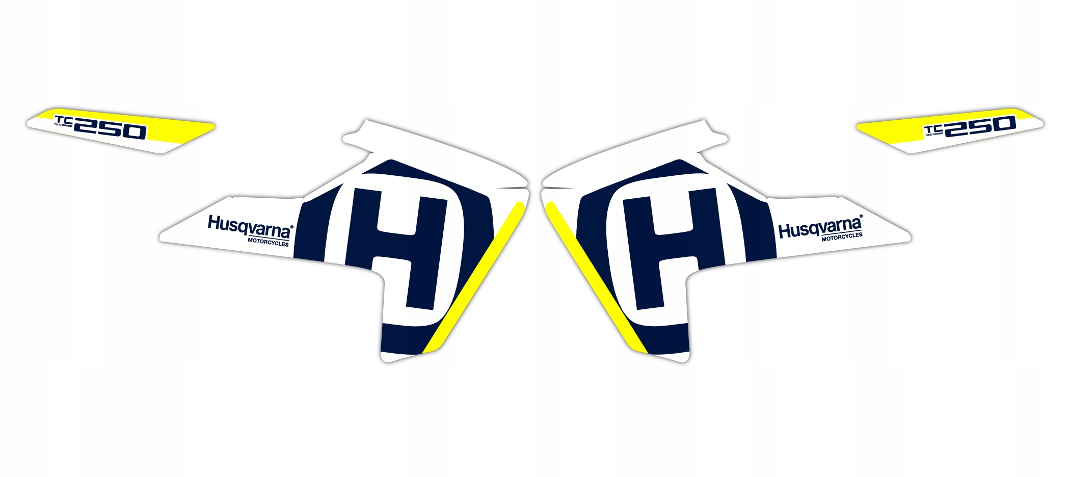 Dýha nálepky na motor Husqvarna Tc Fc Te Fe Tx