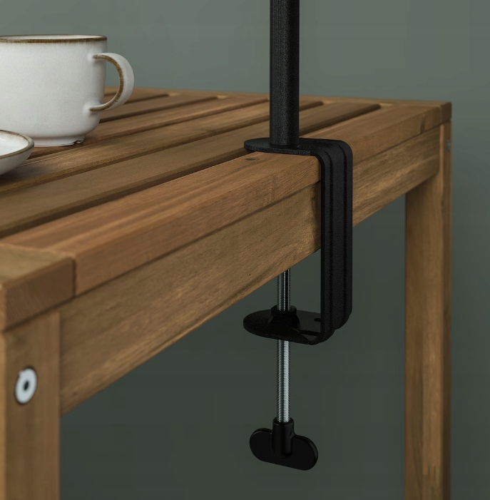 DRĄŻEK NA STÓŁ REGULOWANY NA LAMPKI OGRODOWE WISZĄCE DONICZKI BALONY PRĘT Materiał stal