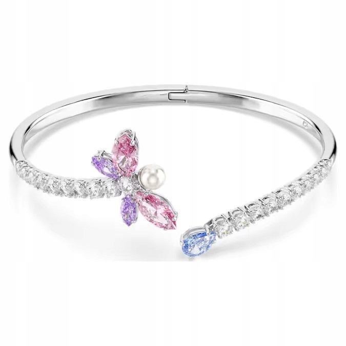 Náramek Swarovski Ariana Grande Vážka Křišťál barevný Ocel M