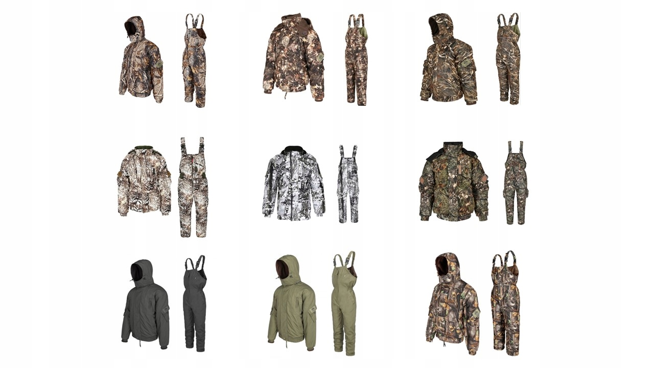 Komplet zimowy Bars Wodoodporny do -25C Kurtka+sponie Ogrodniczki, 9 wzorów