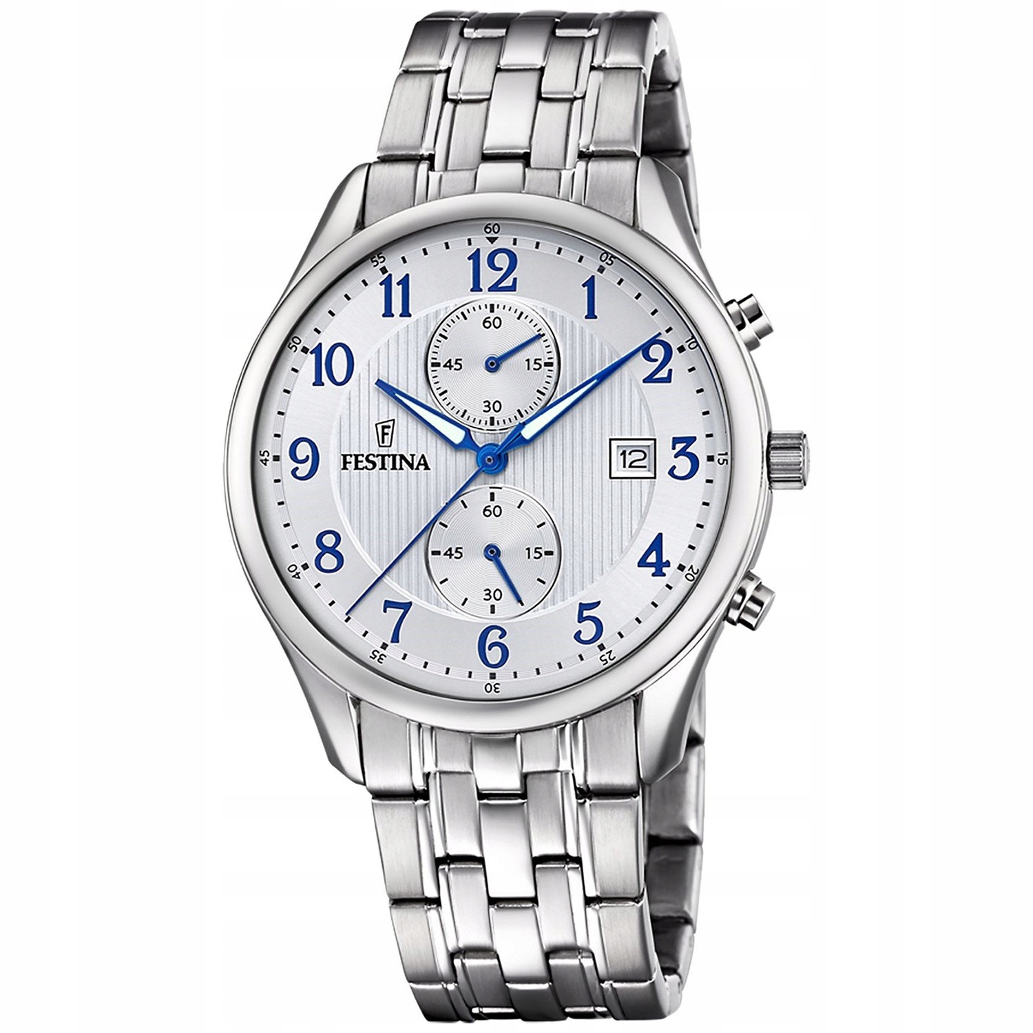 Pánské Hodinky Festina F6854-A stříbrné