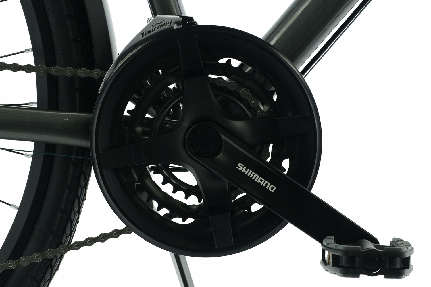 Rower Trekkingowy Kands 28 Verso V1 r21' grafitowy SHIMANO HYDRAULIKA r25M