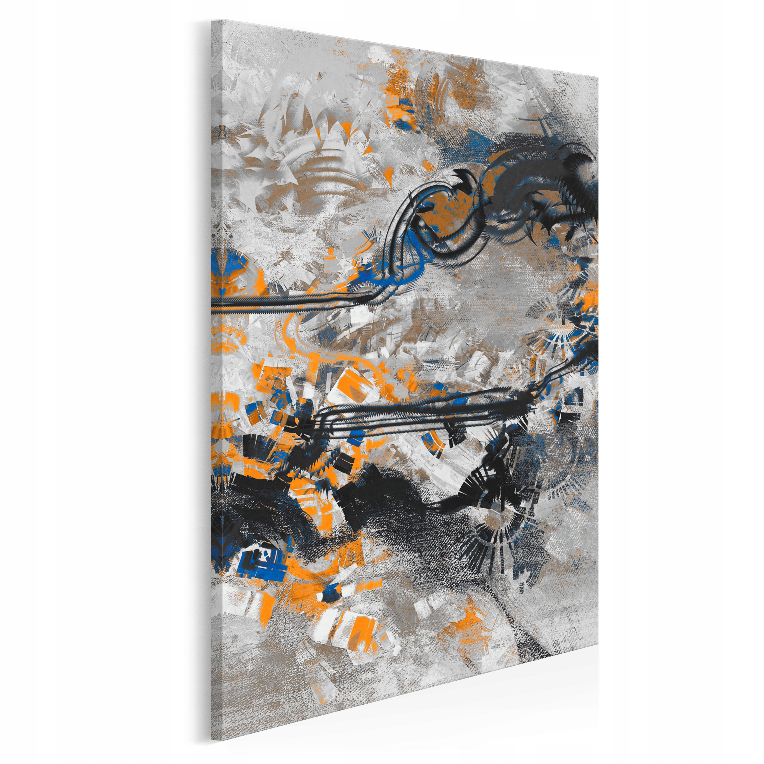 

22209 Obraz na płótnie Abstrakcja Kolory Szary