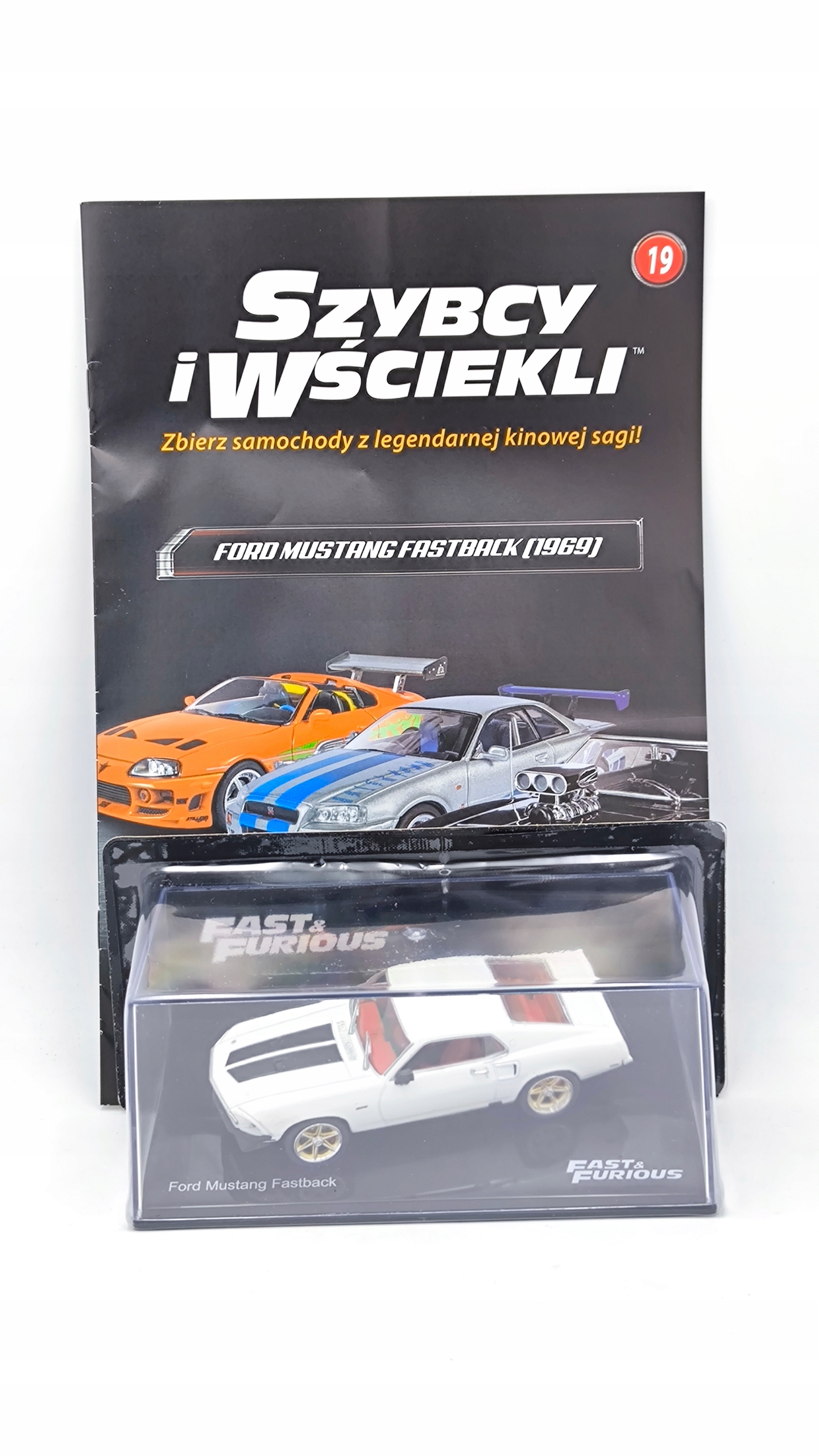 Rychle a zběsile Ford Mustang Fastback 1969 1:43 Deagostini #19