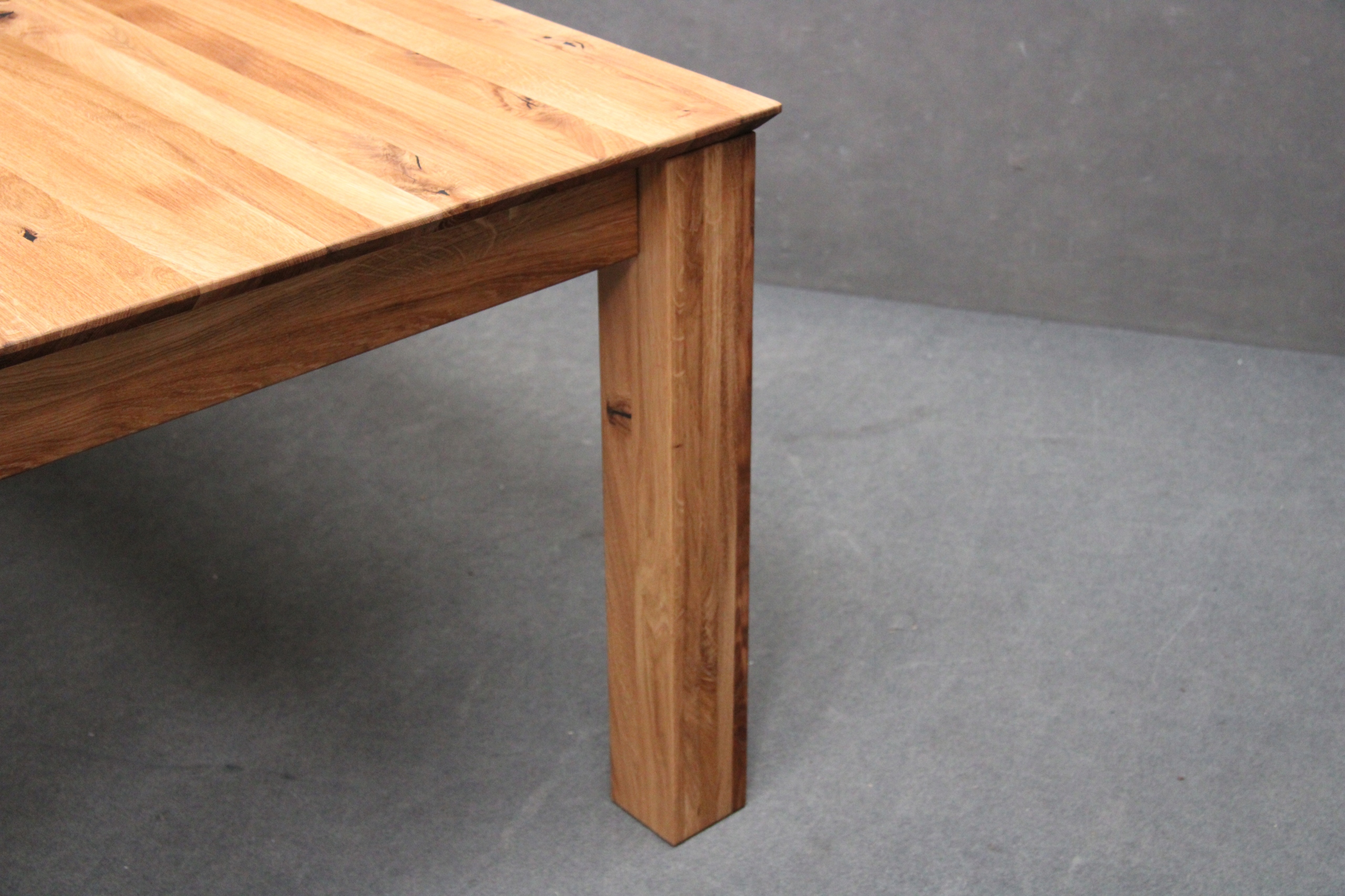 STÓŁ Rozkładany Dębowy Drewniany 300 cm Lity Dąb Olejowany Do Jadalni BGM24 Grubość blatu 2.5 cm