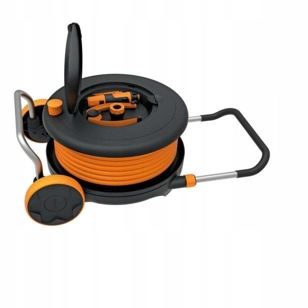 Fiskars vozík s bubnom a hadicou M, 13 mm (1/2”), dosah 21,5 m 1023643 1 ks
