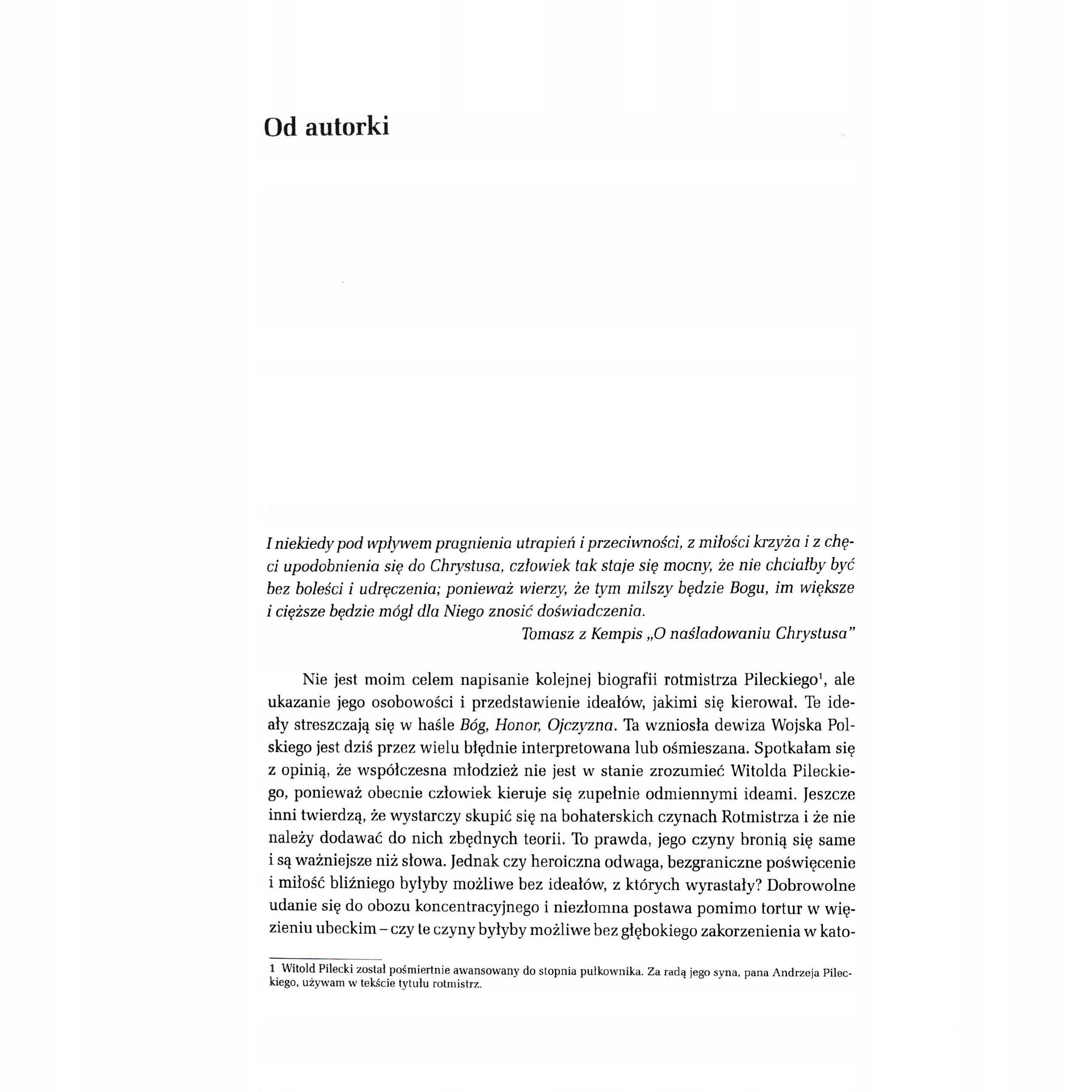 Duchowość Charakter Witolda Pileckiego A. MANDRELA Rok wydania 2020