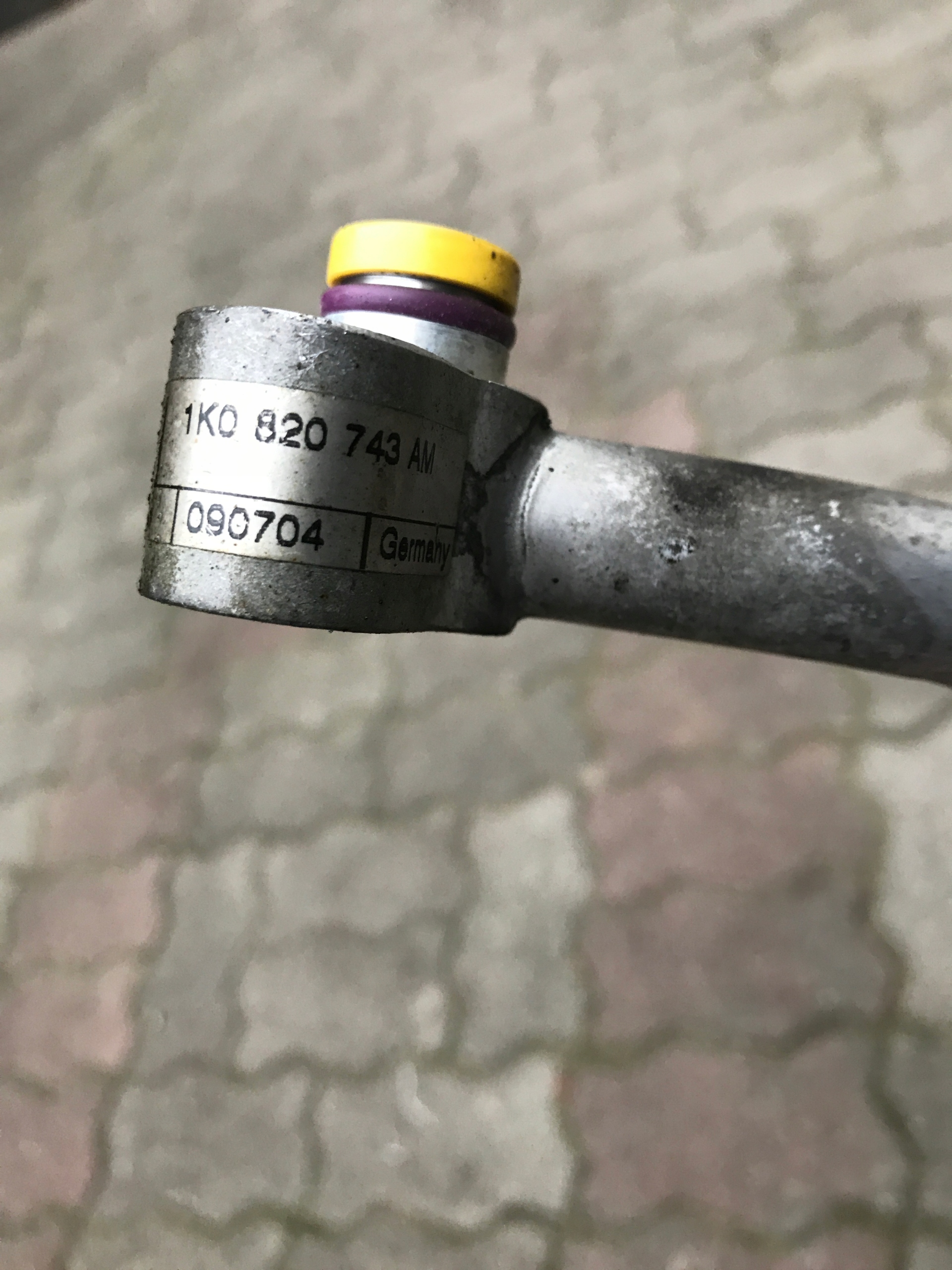 vedení klimatizaci VW SKODA AUDI 1K0820743AM