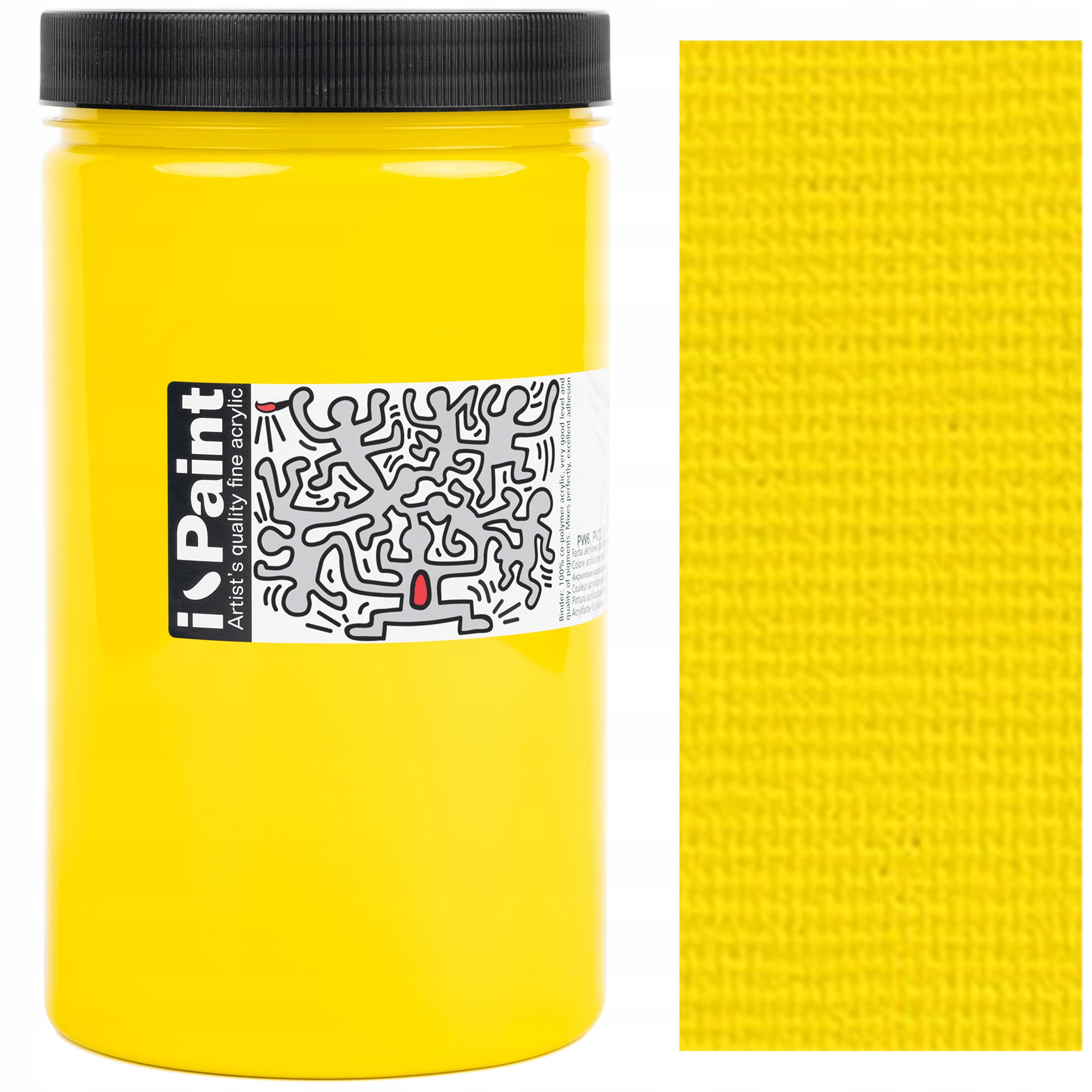 Barva Akrylová umělecká žlutá Renesans Ipaint 1200 Ml 3 Žlutá Citronová