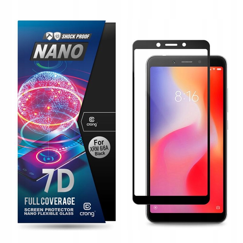 

Crong Szkło hybrydowe 9H Xiaomi Redmi 6/6A
